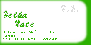 helka mate business card